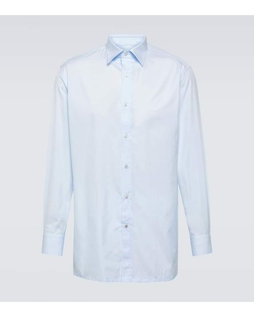 Camicia Oxford di Loro Piana in White da Uomo