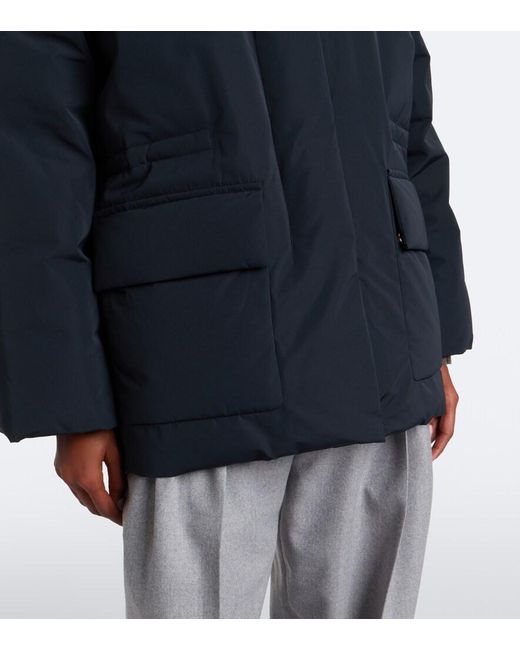 Moncler Blue Ideal Down Jacket