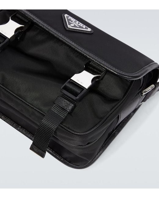 Prada Black Re-Nylon Shoulder Bag for men