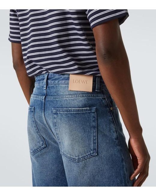 Loewe Blue Paula's Ibiza Denim Shorts for men