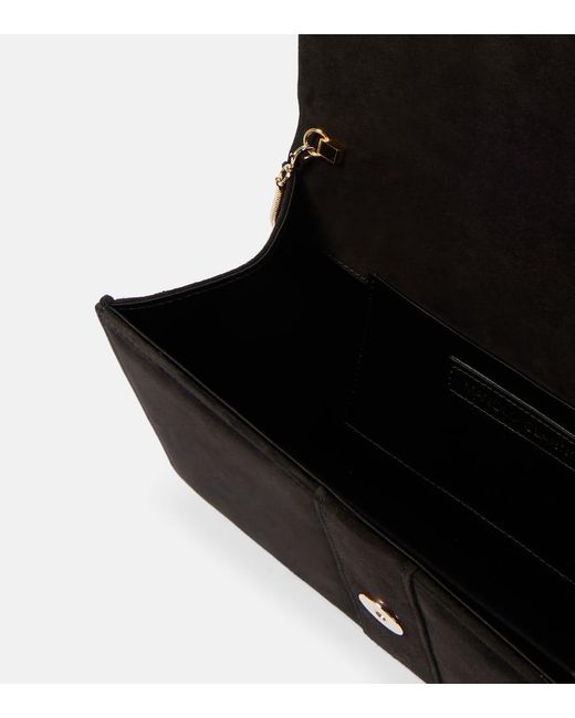 Clutch Capri di Manolo Blahnik in Black