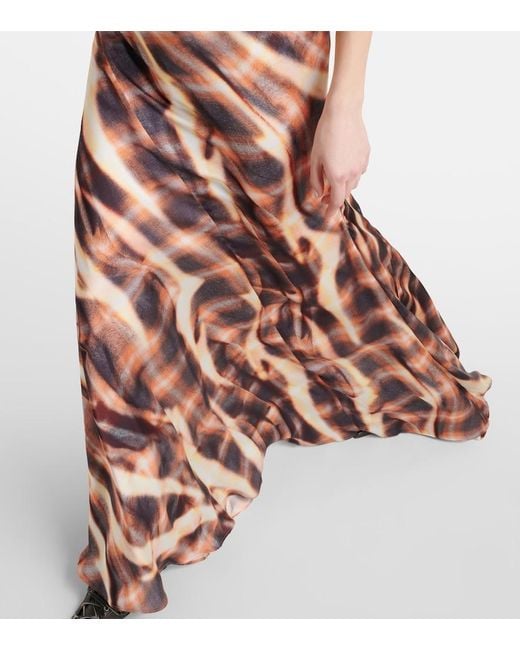 Y. Project Metallic Printed Gown