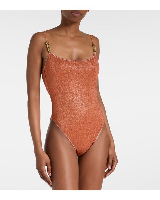 Oseree Brown Lumiere Swimsuit