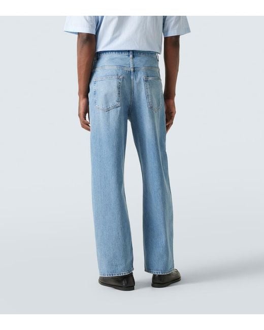 Jean Ample The Baggy A Taille Haute FRAME pour homme en coloris Blue