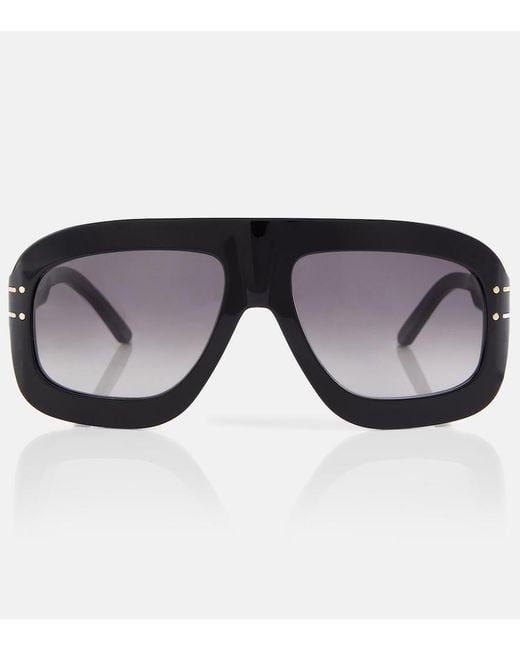 Dior Black Diorsignature M1U Sunglasses