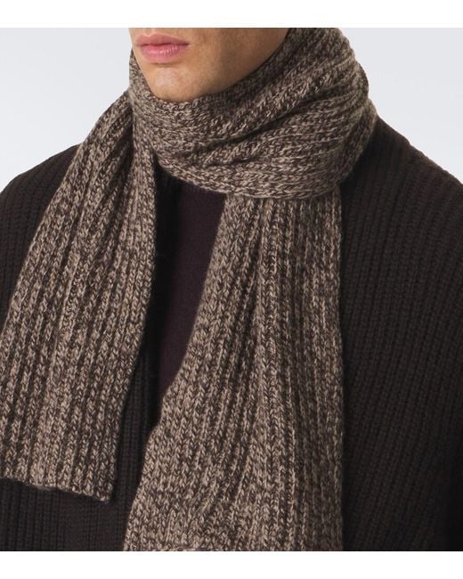 Sciarpa di Agnona in Brown da Uomo