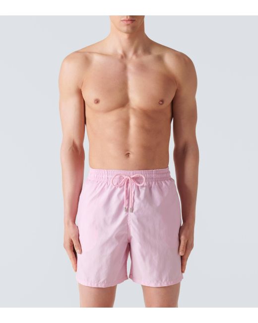Vilebrequin Pink Moorea Swim Trunks for men
