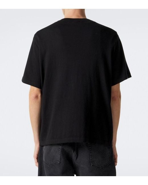 Lisa Yang Black Bradley Cotton And Cashmere T-Shirt for men