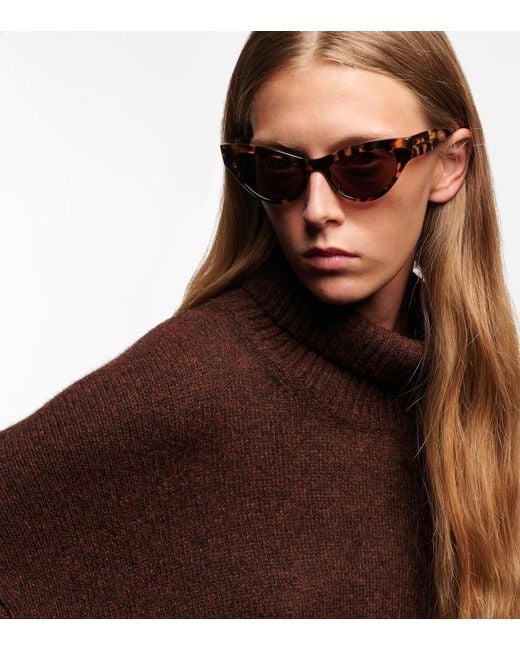 Khaite Brown X Oliver Peoples 1951C Cat-Eye Sunglasses