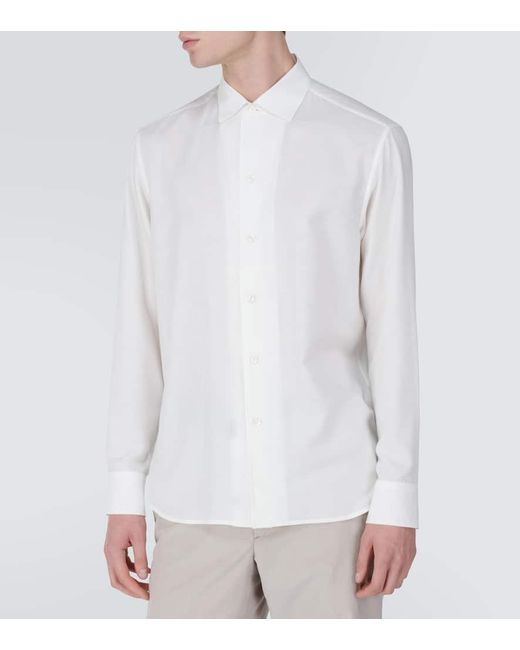 Camicia di Brioni in White da Uomo