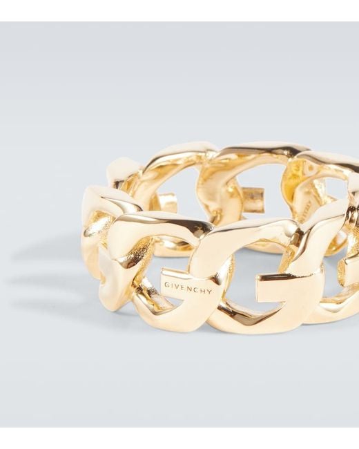 Bague G Chain Givenchy pour homme en coloris Metallic