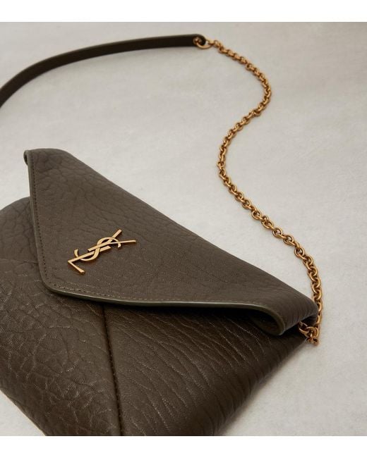 Borsa A Spalla Cassandre Mini di Saint Laurent in Black