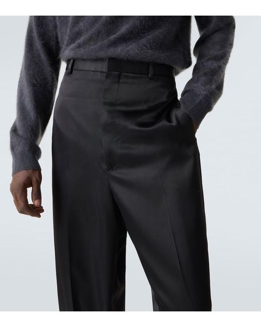 Jil Sander Gerade High-Rise-Hose in Black für Herren