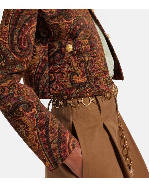 Chloé Brown Patterned Blazer