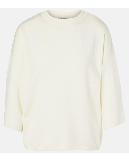 FFORME White Quincy Wool T-Shirt