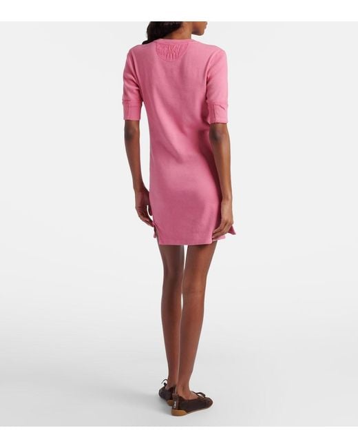 Chloé Pink Cotton Minidress