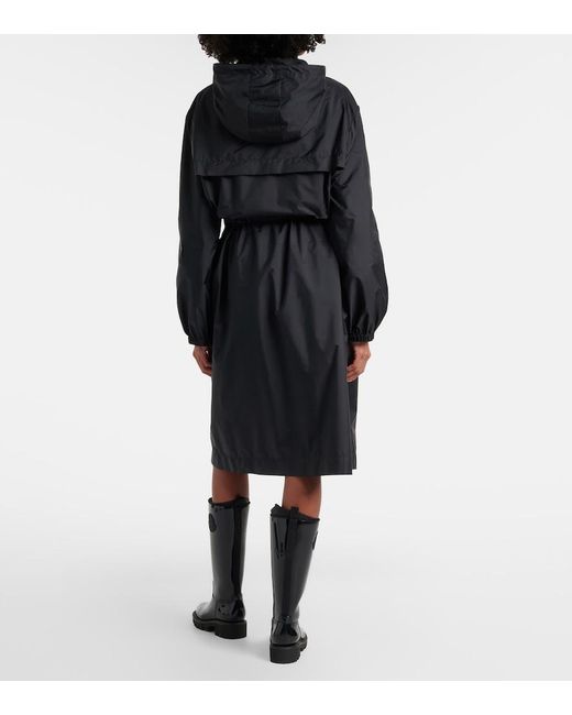 Moncler Black Hiengos Technical Parka