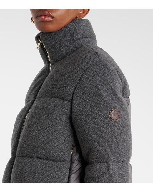 [Moncler] Moncler 22 Men's Gallienne Cashmere Blend Down Vest Jacket 596LQ Grey 1 [Used] [Authenticated and Guaranteed Authentic] 210304