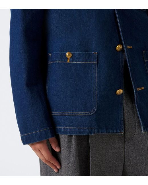 Valentino Blue Denim Jacket for men