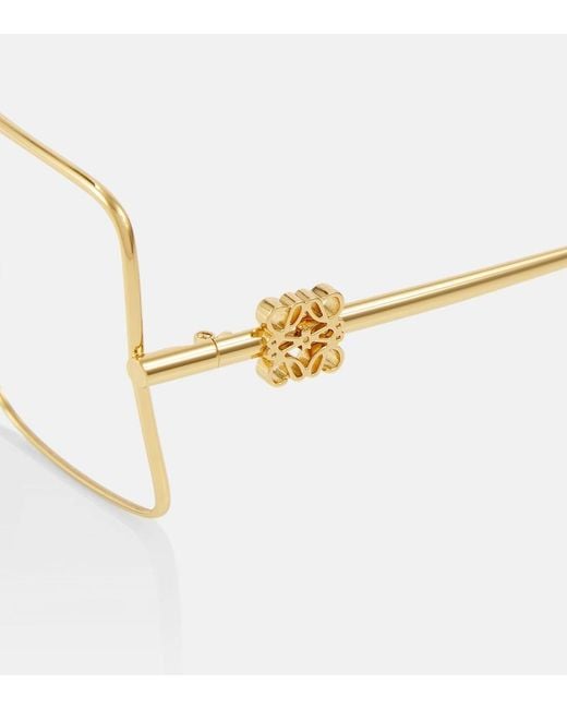 Loewe Metallic Anagram Oversized Glasses