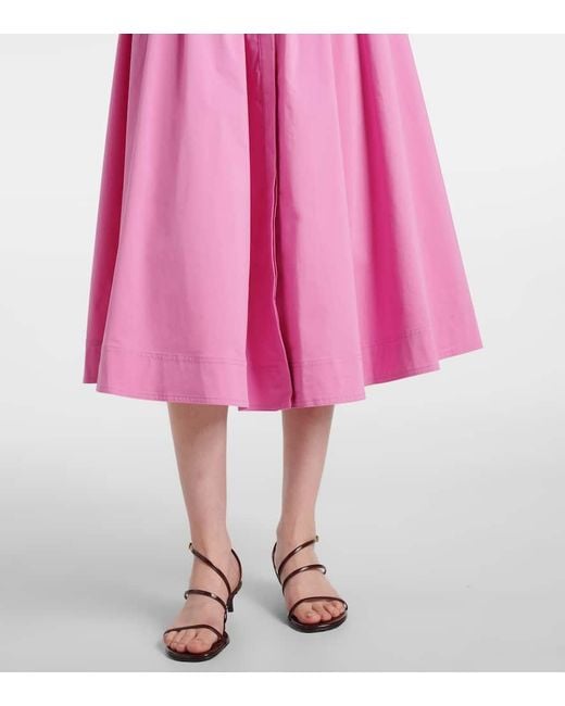 Jonathan Simkhai Pink Jazzie Midi Dress