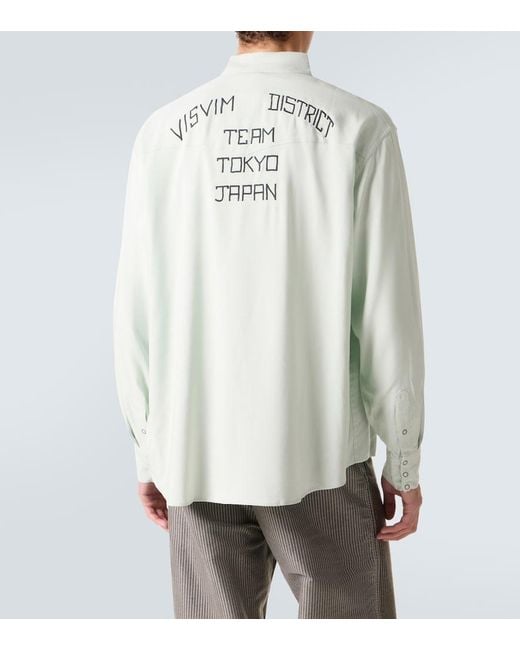Camicia Four Corners di Visvim in White da Uomo