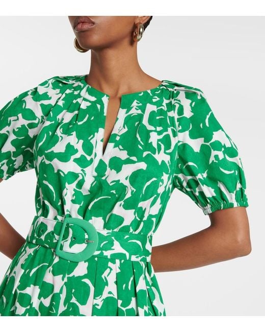 Diane von Furstenberg Green 'lindy' Dress