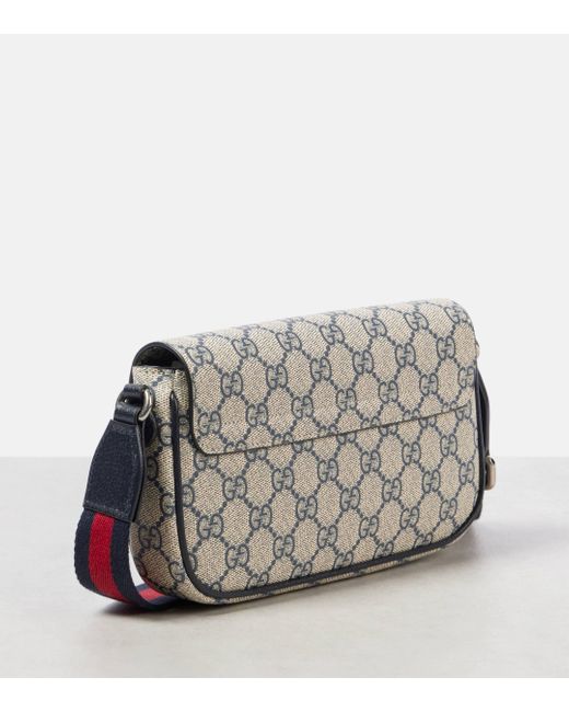 Gucci Gray Ophidia Gg Canvas Mini Crossbody Bag