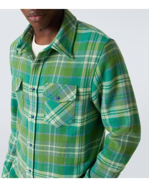 God's True Cashmere Hemd Hero Aus Kaschmir in Green für Herren