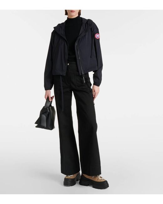 Giacca cropped Kaslo di Canada Goose in Blue