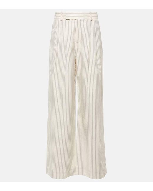 Pantaloni A Gamba Larga di FRAME in White