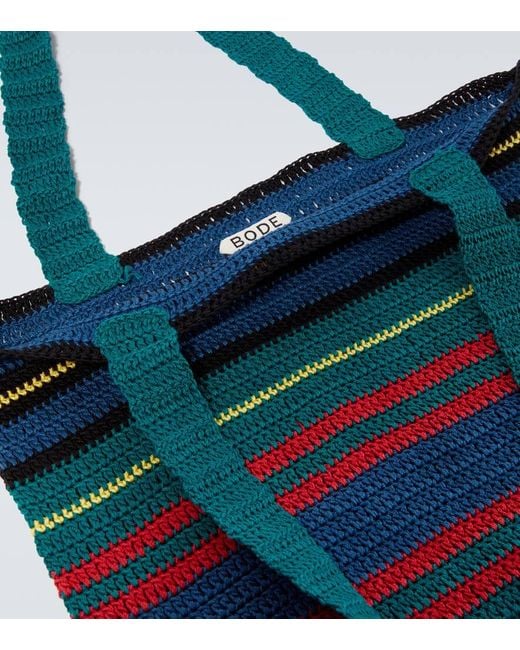 Bode Tote Bag Riverbank in Blue für Herren