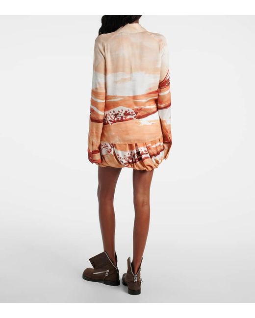 J.W. Anderson Orange Bedrucktes Hemd