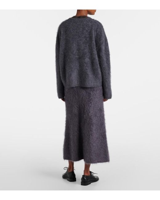 Lisa Yang Blue Natalia Oversized Cashmere Sweater