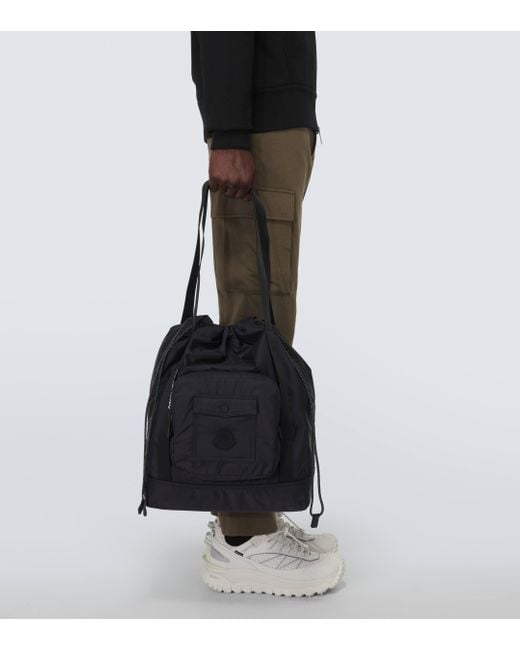 Moncler Black Makaio Tote Bag for men