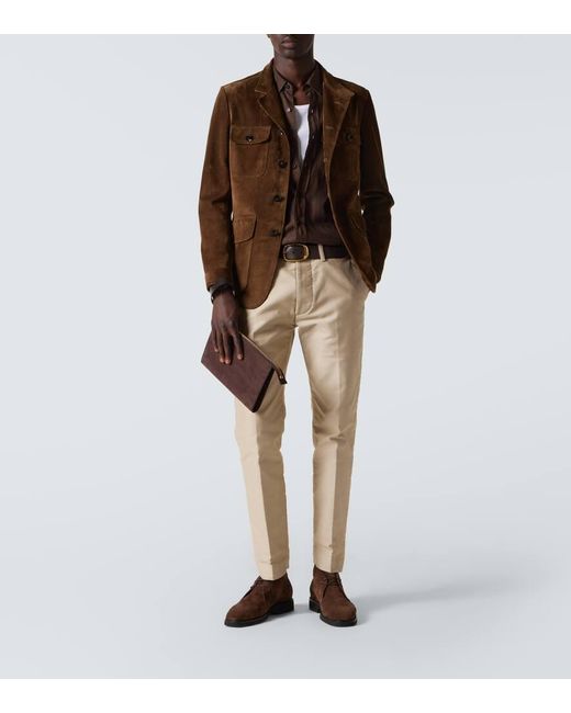 Tom Ford Etui Mini Aus Leder in Brown für Herren