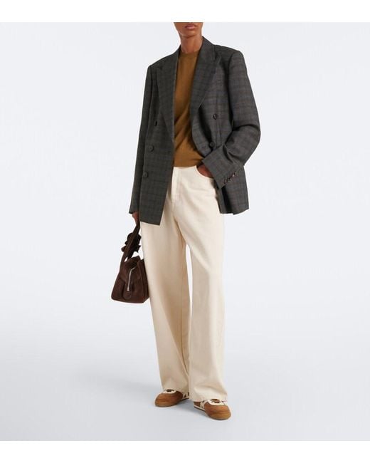 Veronica Beard Brown Nicoline Suede Mules
