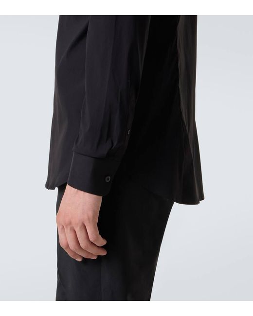 Prada Black Cotton-Blend Shirt for men