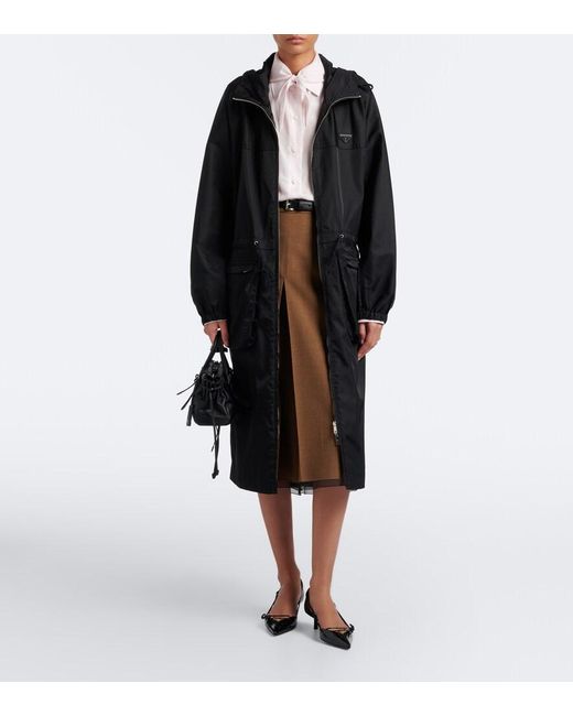 Prada Black Re-Nylon Parka
