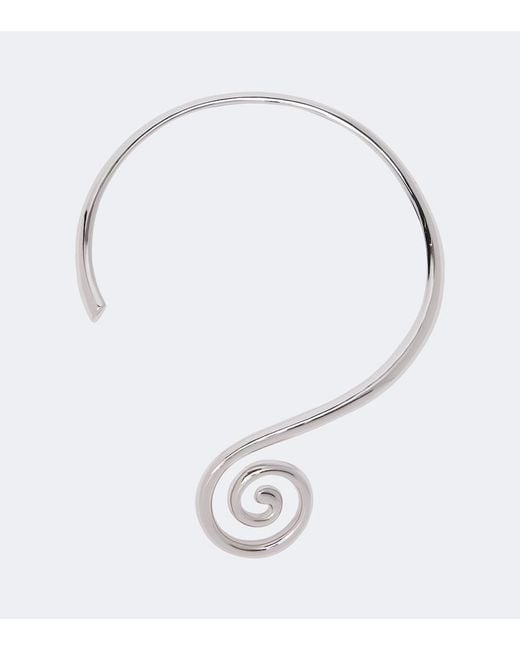 DEHANCHE White Koru Sterling Choker