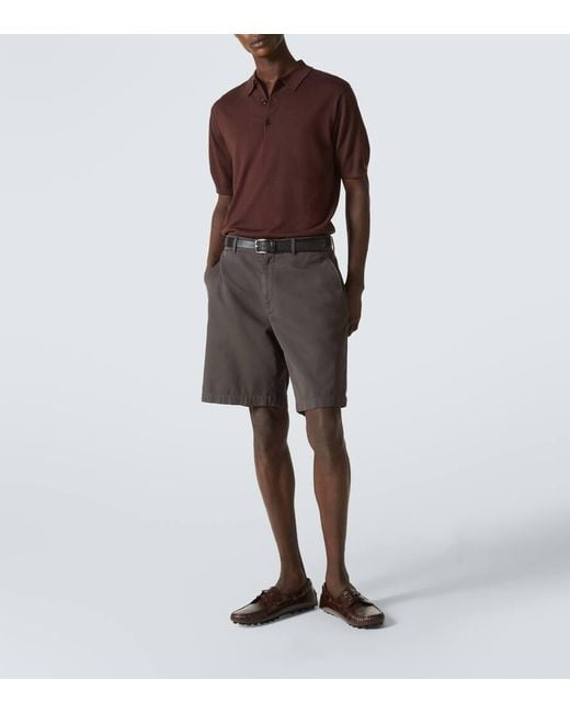 Tod's Mokassins Gommino Bubble Aus Leder in Brown für Herren