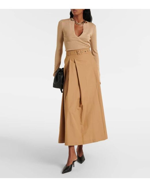 Max Mara Natural Silk And Cashmere Sweater