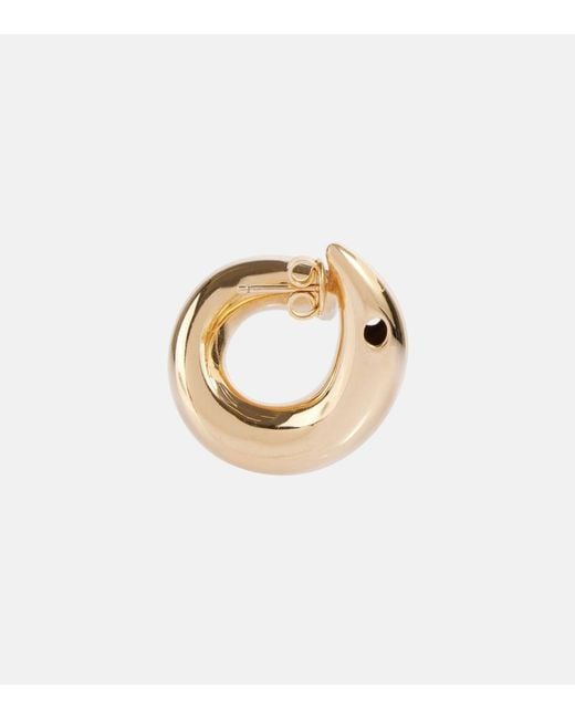 Bottega Veneta Metallic Sardine Earrings