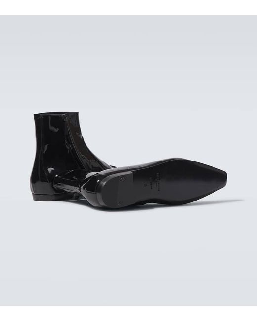 Botas Milton De Charol Saint Laurent de hombre de color Black