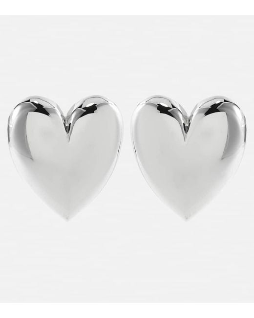 Jennifer Fisher Metallic Puffy Heart 10kt Gold-plated Earrings