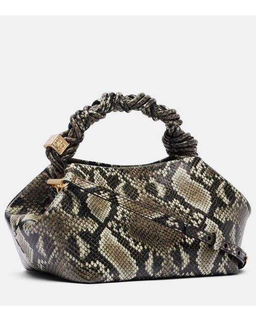 Ganni Metallic Tote Bou