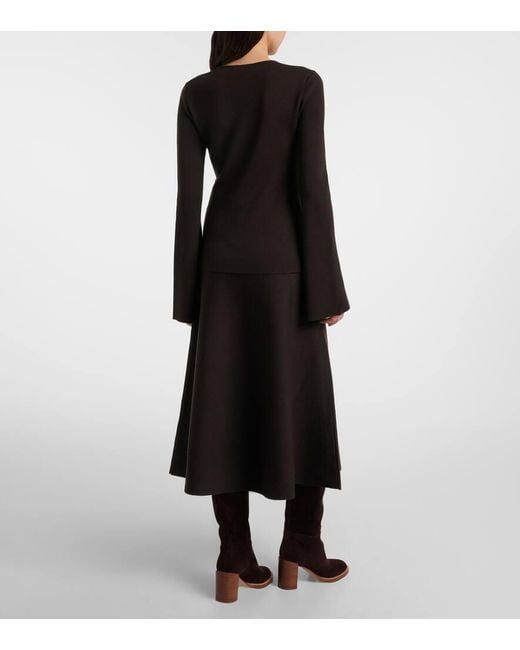Gonna Midi di Gabriela Hearst in Black