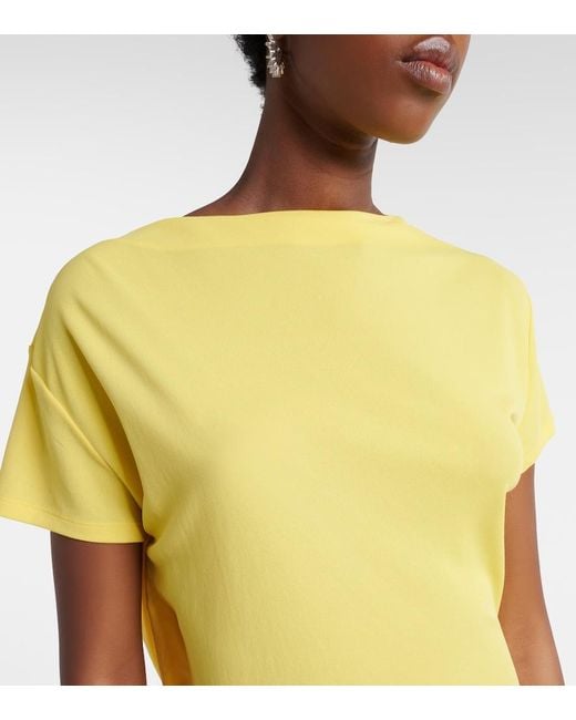 Jacquemus Yellow Mistral Minidress