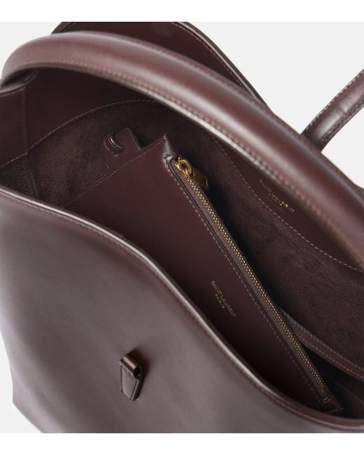 Sac Seau Le 37 En Cuir Saint Laurent en coloris Brown