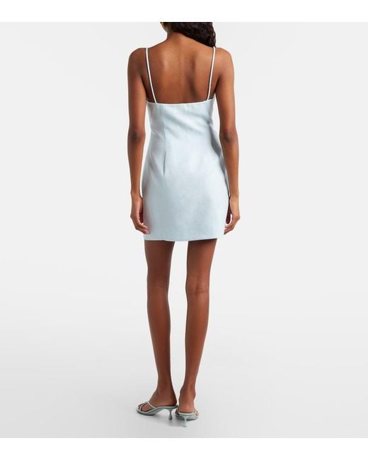 Sir Blue Linen Minidress